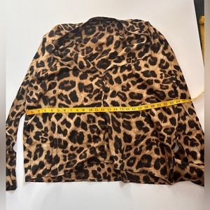 Leopard print blouse